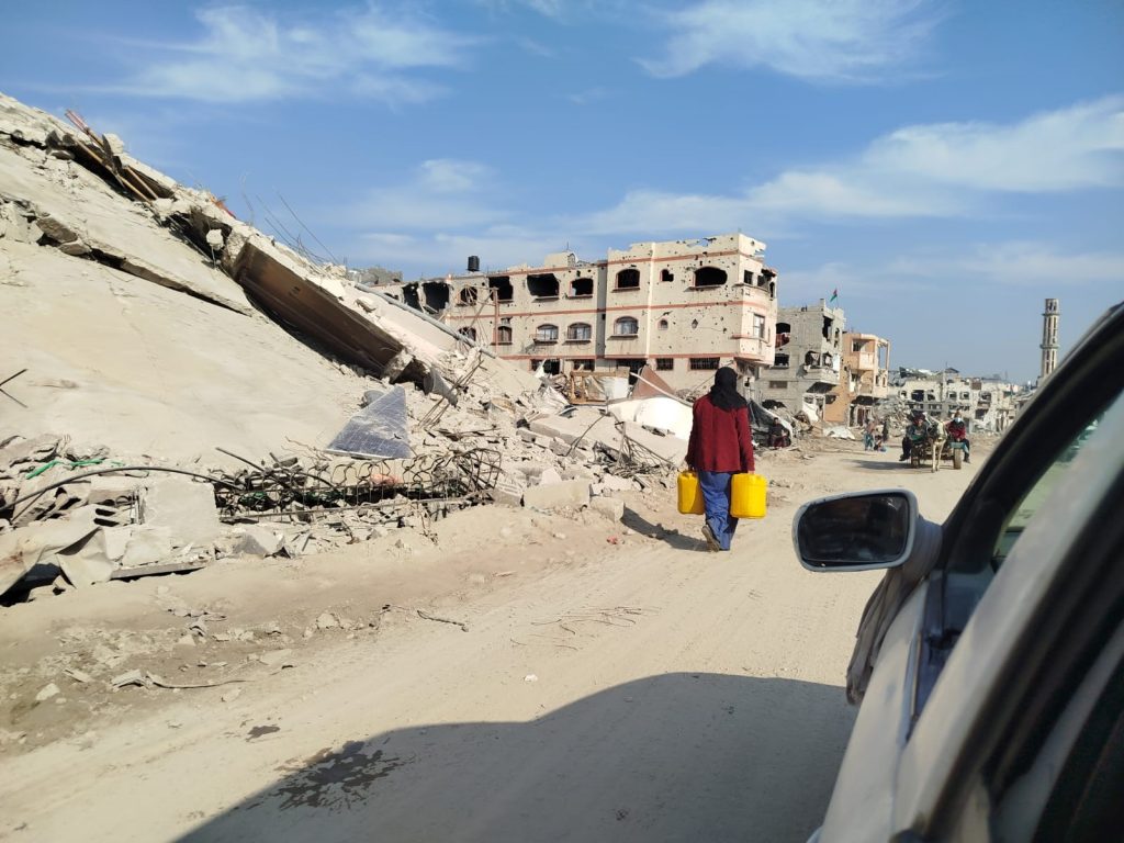 Billede af kvinde i Gaza