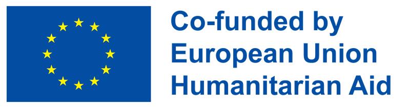 Co-fundet by European Union Humanitarian Aid