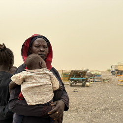 Kvinde med barn, Khartoum, Sydsudan